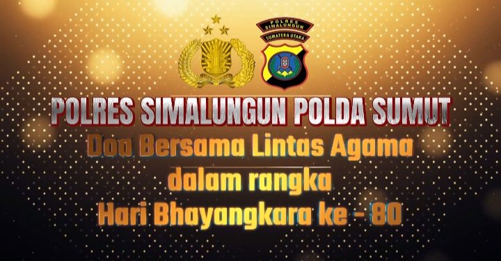 Sambut HUT Bhayangkara ke-80, Polres Simalungun Gelar Doa Lintas Agama dan Salurkan Sembako untuk Lansia serta Anak Yatim
