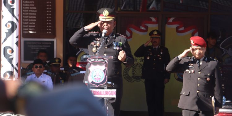 Puncak HUT Bhayangkara ke-80, Kapolres Simalungun Tegaskan Komitmen Polri Hadir Melayani dan Melindungi Masyarakat