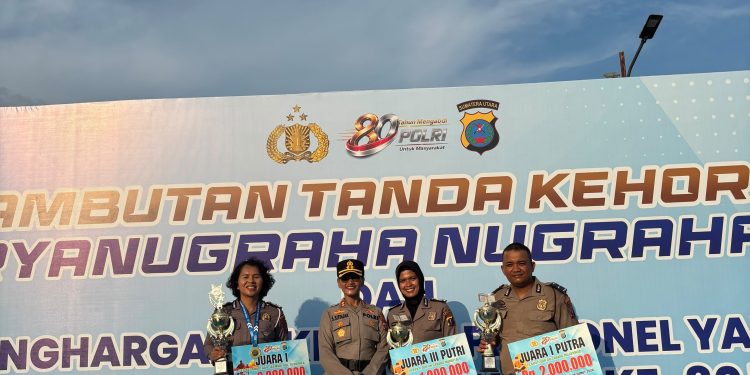 Tiga Personel Polres Pematangsiantar Raih Prestasi di Pekan Olahraga dan Rohani Polda Sumut 2026, Terima Penghargaan dari Kapolda