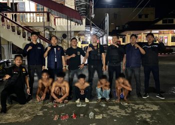 Lima Remaja Diduga Ngelem Diamankan Timsus Dayok Mirah saat Patroli Malam
