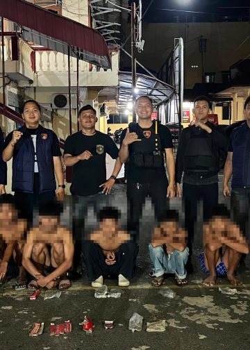 Lima Remaja Diduga Ngelem Diamankan Timsus Dayok Mirah saat Patroli Malam