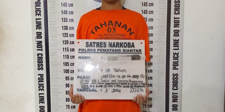 Remaja 18 Tahun Ditangkap, Satres Narkoba Polres Pematangsiantar Sita 8 Butir Ekstasi