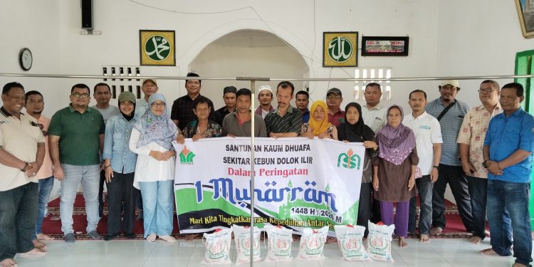 Sambut 1 Muharram 1448 H, PTPN IV Regional II Kebun Dolok Ilir Santuni Anak Yatim dan Kaum Dhuafa
