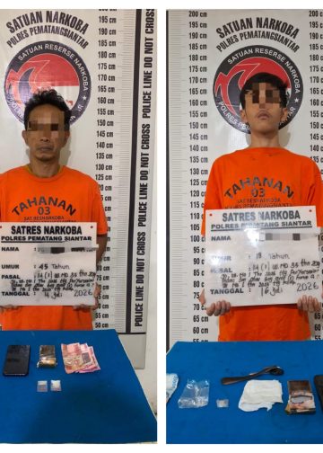 Dua Pengedar Sabu Diciduk di Lokasi Berbeda, Polisi Kejar Pemasok dari Medan