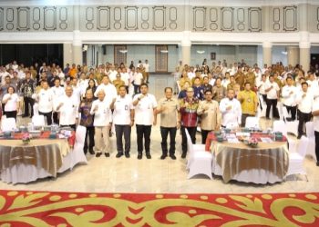 Wali Kota Pematangsiantar Hadiri Rakor TKD 2026, Bobby Nasution Minta Dana Bencana Tepat Sasaran