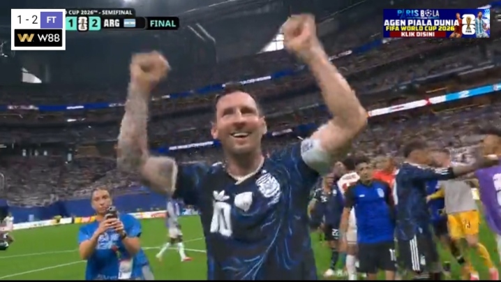 Kalahkan Inggris, Argentina Melaju ke Final Piala Dunia! Messi Hadapi Yamal yang Pernah Dimandikannya saat Bayi