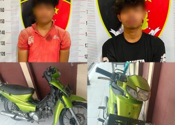 Polsek Balige Tangkap Dua Pencuri Sepedamotor