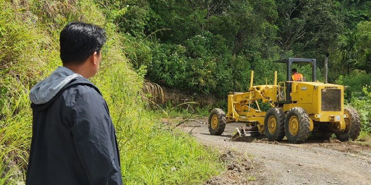 Dibangun, 5 Km Ruas Jalan Gonting-Janji Samosir Berbiaya Rp27,85 Miliar