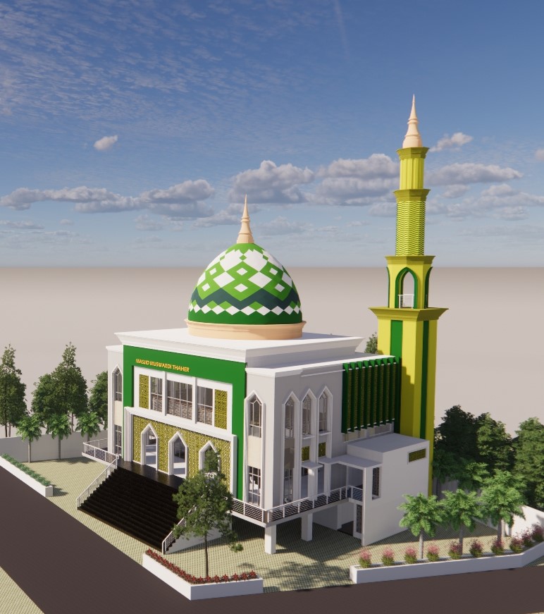 Gambar Model Masjid Muswardi Thaher
