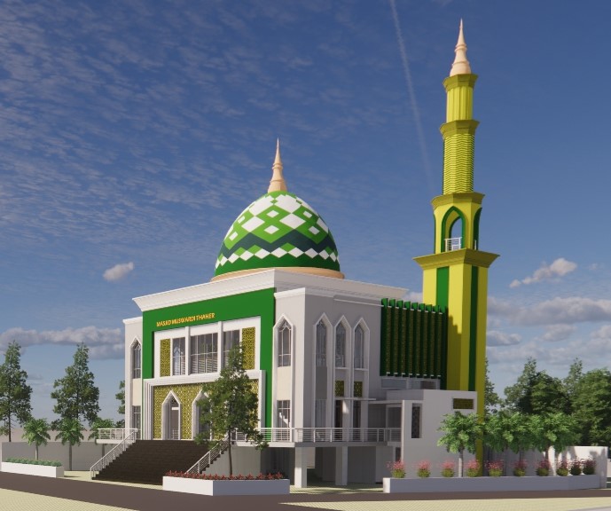Gambar Model Masjid Muswardi Thaher