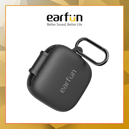 Silicone Case EarFun Air Pro 4i – Soft Protective Cover + Carabiner