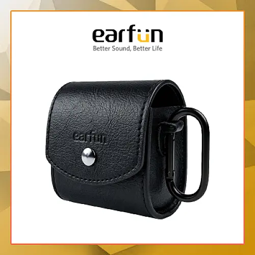 Leather Case EarFun Air Pro 4 Series – Premium Protective Case + Keychain