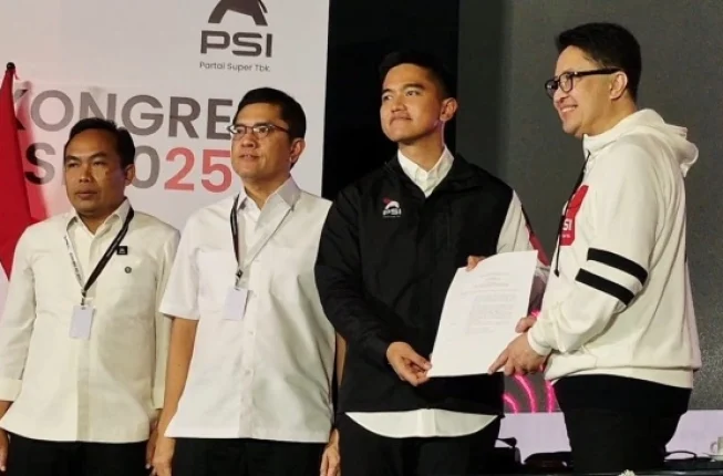 Kaesang ditetapkan sebagai ketua umum di Kongres PSI