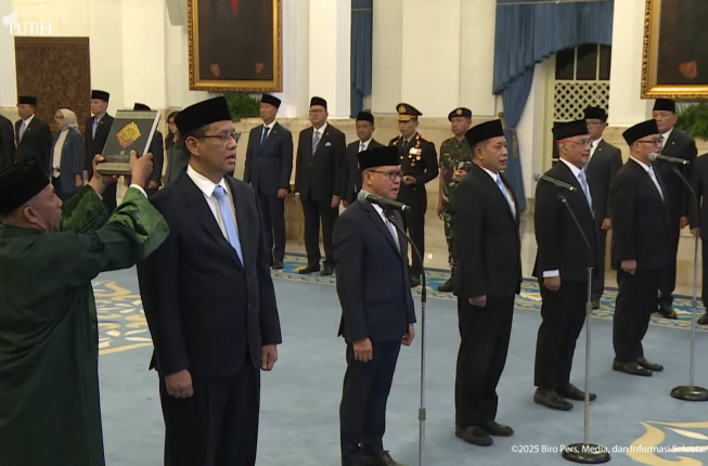 suasana pelantikan