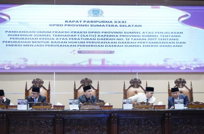 (4) DPRD Sumsel