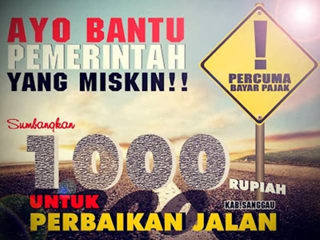 Jalan Sanggau atau Kubangan Kerbau, Cara Anak Muda Menyindir Pemerintah yang Miskin