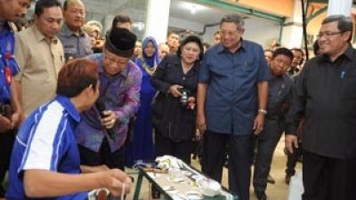 Presiden SBY Minta PSSI Gunakan Bola Produk Majalengka