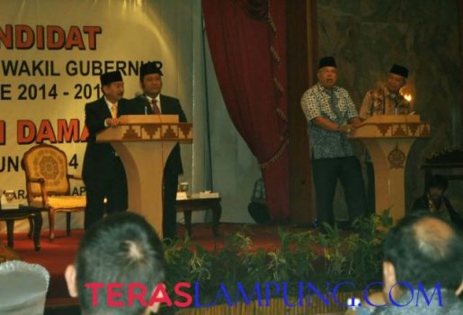 Debat Kandidat Pilgub Lampung, Alzier Membuat Suasana Jadi Cair