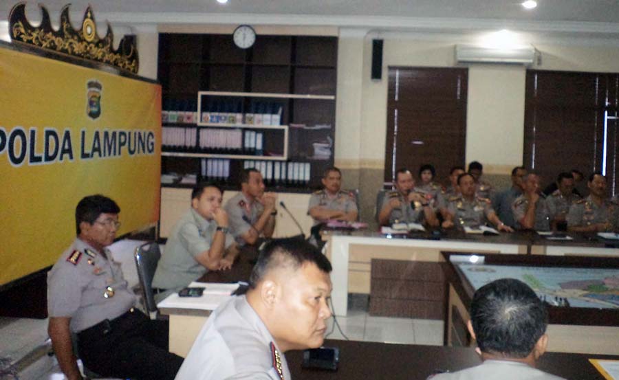 Gubernur dan Kapolda Bahas Kesiapan Pengamanan Pilpres dan Mudik Lebaran