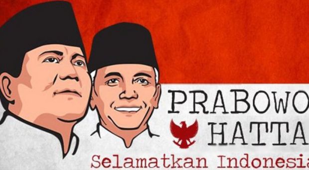 Ribuan Massa Lampung Sambut Capres Prabowo Subianto