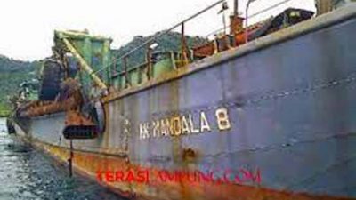 Polda Tetapkan Bos PT EVAL Pengeruk Pasir Gunung Anak Krakatau Sebagai Tersangka