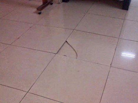 Wah, Kantor DPRD Bandarlampung Sudah Mulai Rusak