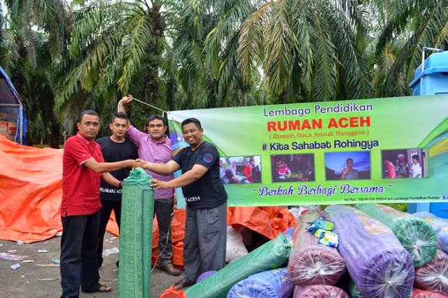 RUMAN Aceh Sambangi Tiga Posko Pengungsi Rohingya