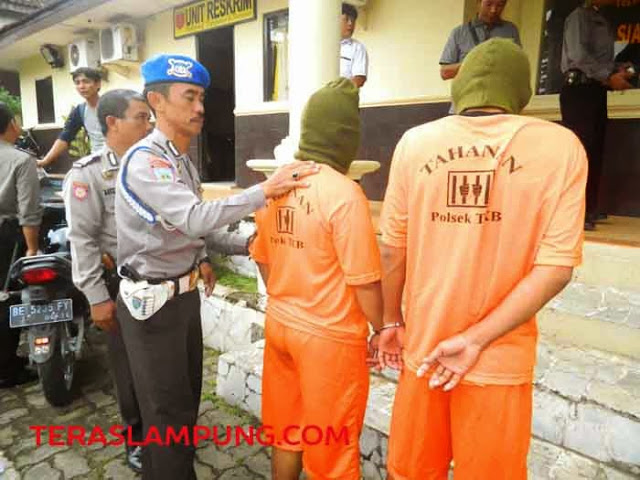 Operasi Sikat Krakatau, Polsekta Tanjungkarang Barat Bekuk Dua Begal dan Dua Pencuri Sepeda Motor