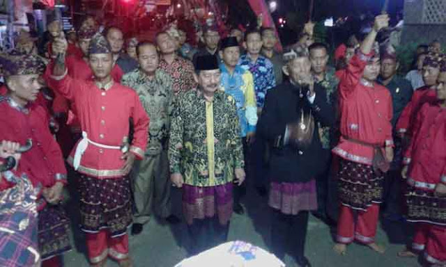 Herman HN Resmikan Balai Agung Perguruan Persilatan Seni Budaya Keratun