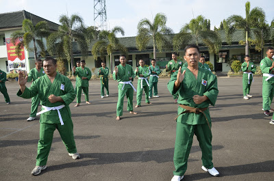 Prajurit Korem 043/Gatam Tingkatkan Latihan Yongmoodo