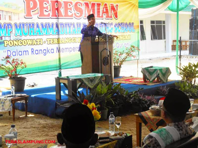 SMP Muhammadiyah Boarding School Poncowati Diresmikan