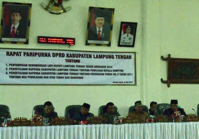 DPRD Lampung Tengah Sahkan Perda Pemilihan Kepala Kampung