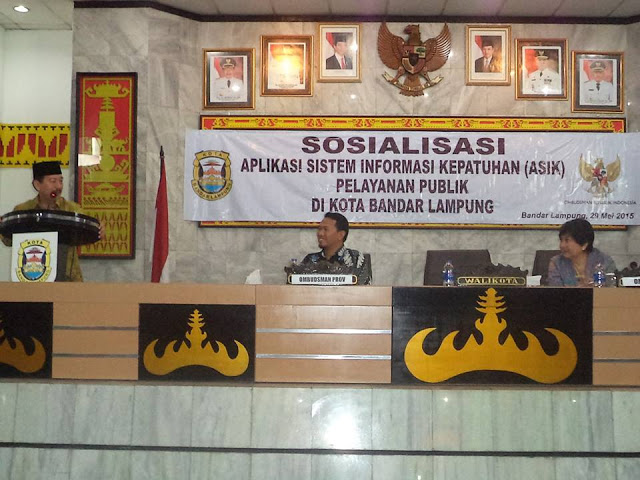 Ombudsman Sosialisasikan ASIK Pelayanan Publik di Kota Bandarlampung