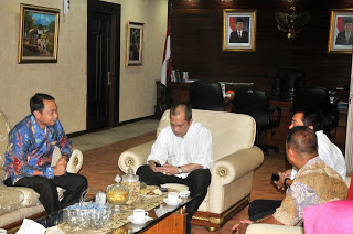 Bupati Lampung Utara Temui Menteri Desa, Pembangunan Daerah Tertinggal, dan Transmigrasi