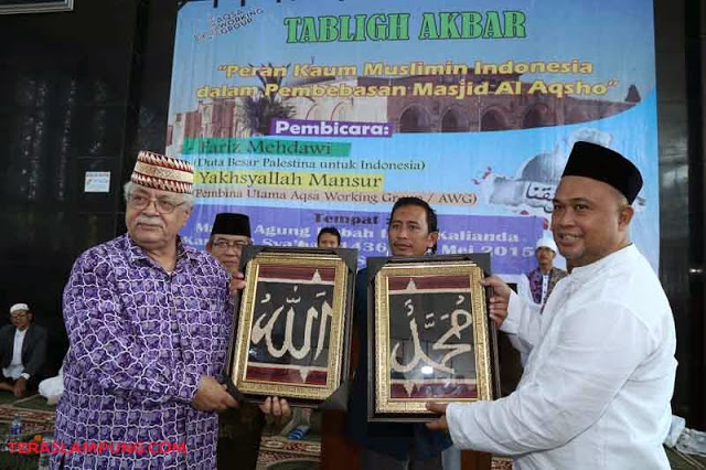 Dubes Palestina Hadiri Tabllig Akbar di Kalianda