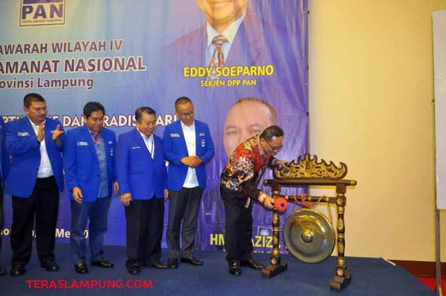 Saad Sobari Terpilih Sebagai Ketua DPW PAN Lampung