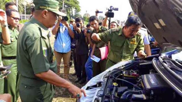 Wagub Lampung Temukan Kendaraan Dinas Kurang Dirawat