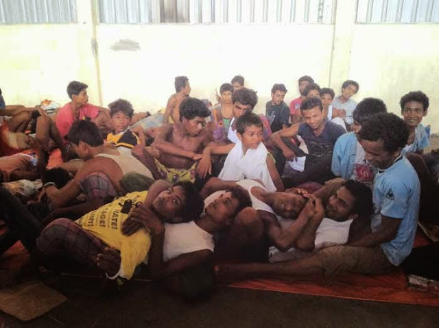 Sebanyak 47 Imigran Bangladesh dan Myanmar Terdampar di Kuala Seuruway