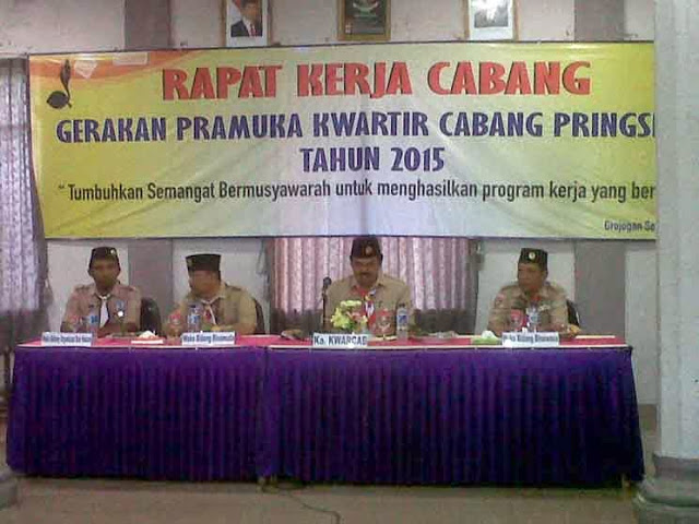 Pramuka Kwarcab Pringsewu Gelar Raker