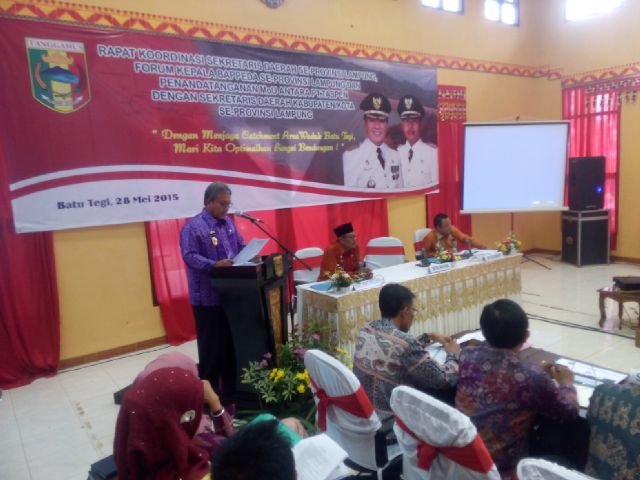 Pemprov dan Pemkab-Pemkot se-Lampung akan Bersinergi Atasi Masalah Waduk Batutegi