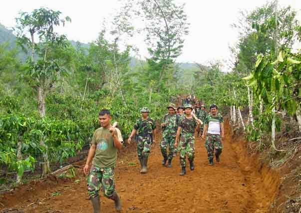 Program TMMD di Kabupaten Way Kanan Berakhir