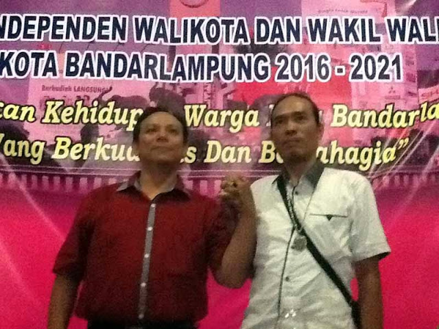 Pilwakot Bandarlampung, Yunus-Muslimin akan Bangun Kota Lebih Manusiawi