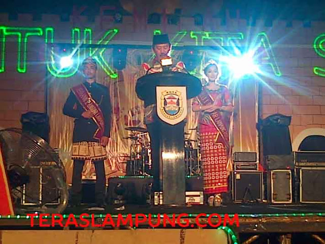 HUT Bandarlampung: Tutup Festival Begawi, Herman HN Ungkapkan Prestasi dan Meminta Maaf