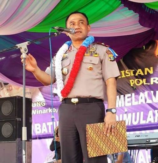 Kapolda Lampung Pamitan dengan Masyarakat Mesuji