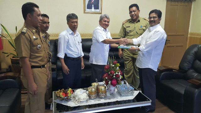 Dokumen Penetapan Lahan Proyek Irigasi Jabung Diserahterimakan