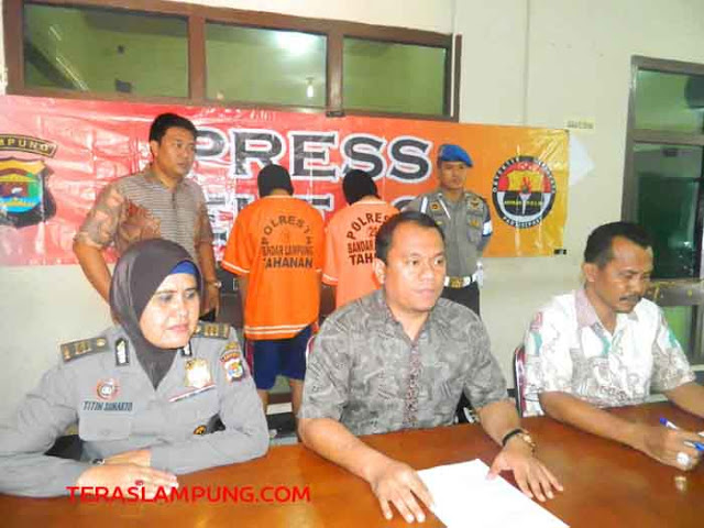 Dua Penjambret asal Pesawaran dan Tanggamus Diringkus Polisi