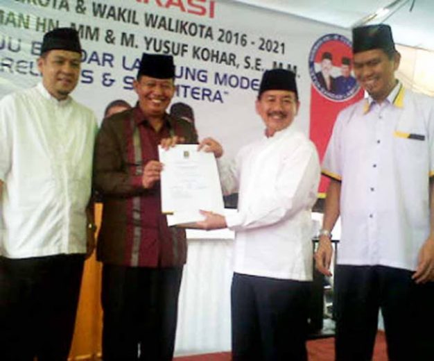Pilwakot Bandarlampung, PKS Pastikan Usung Herman HN-Yusuf Kohar