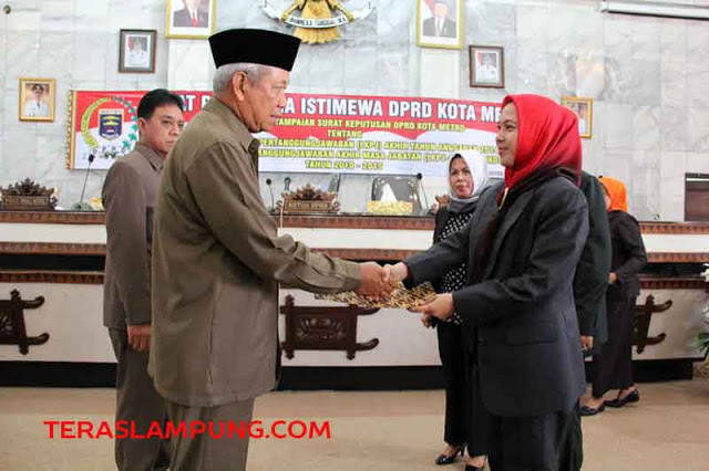 Walikota Lukman Hakim Sampikan LKPJ Akhir Masa Jabatan