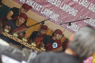 Lomba Tabuh Talo Balak di Begawi Bandarlampung 2015 Berlangsung Meriah