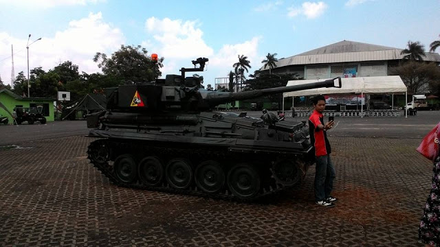 Warga Bandarlampung Senang Bisa Mencoba Alutsista di Lapangan Saburai